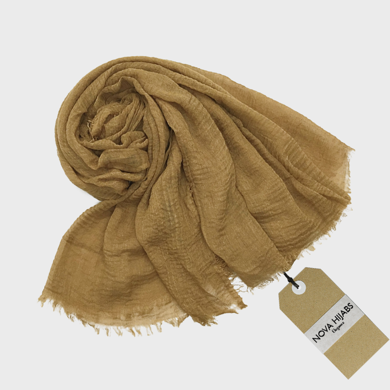 Cotton Hijab - Gold