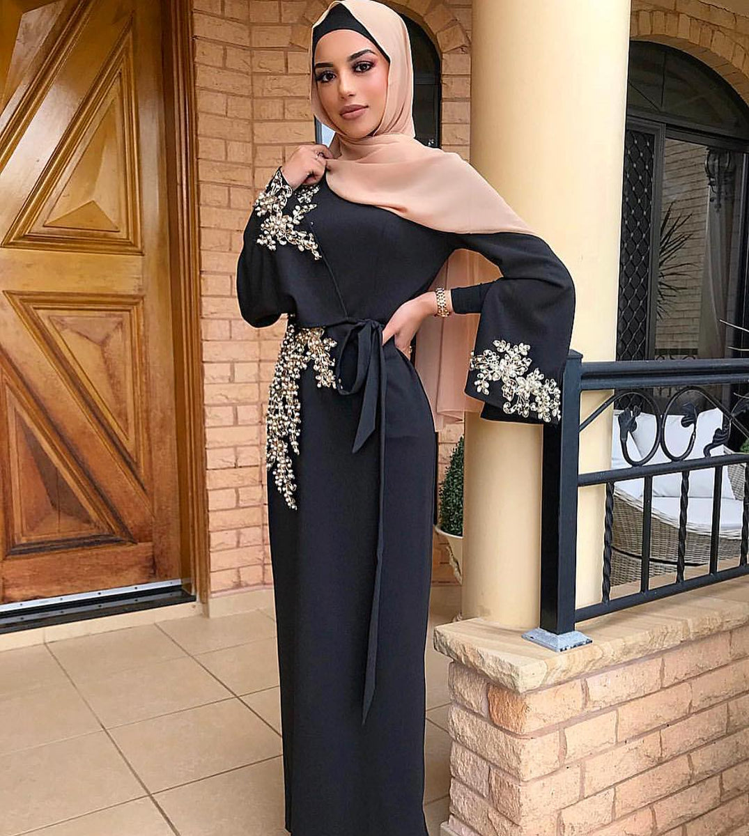 Dubai Dress - Black – NOVA HIJABS