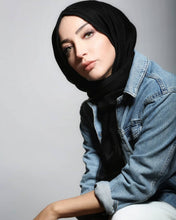 Load image into Gallery viewer, Premium Jersey Hijab - Onyx
